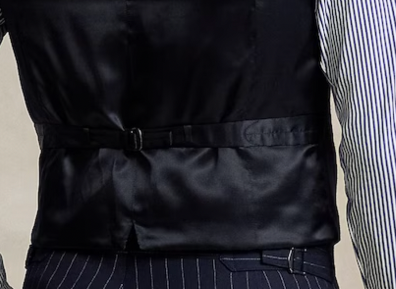 Polo Ralph Lauren Navy Pinstripe Waistcoat