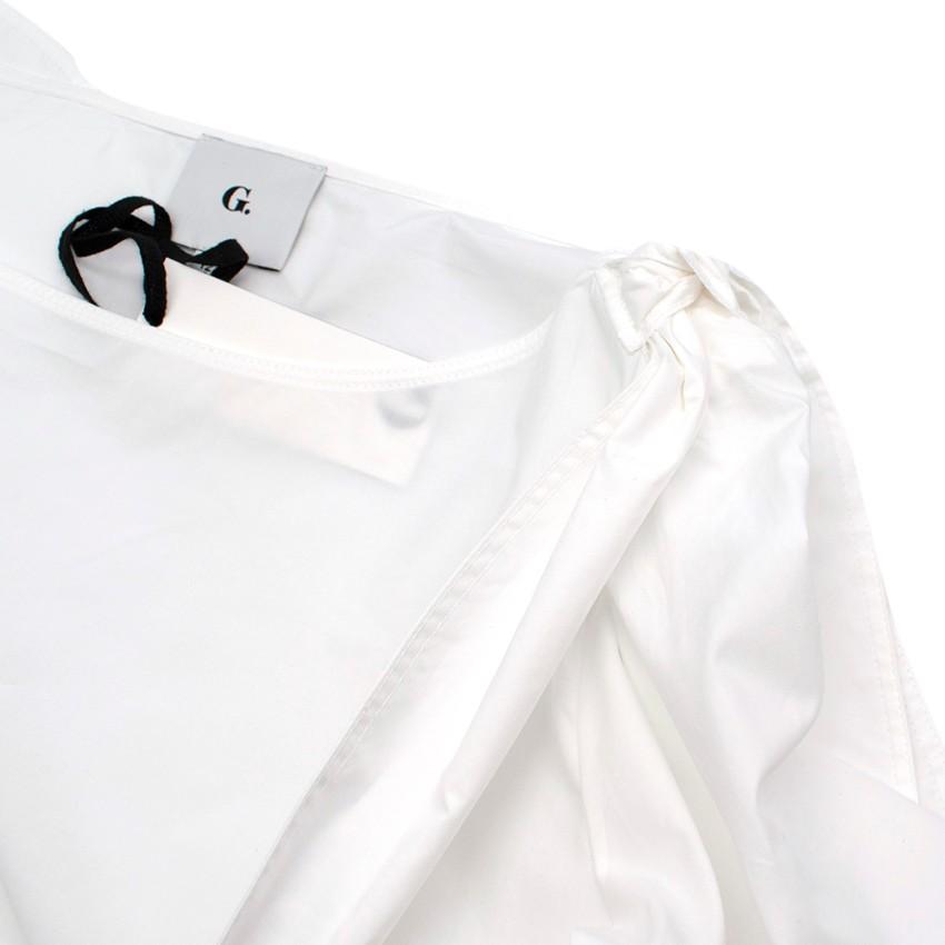 Goop Kalei Tie Shoulder Top in White