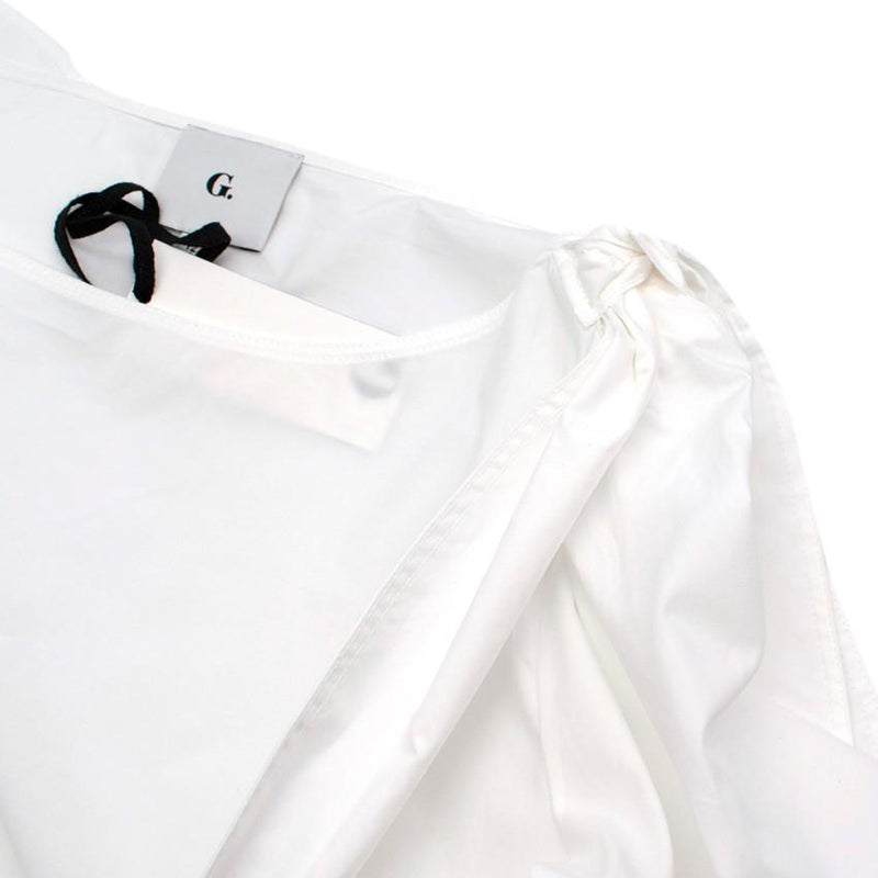 Goop Kalei Tie Shoulder Top in White