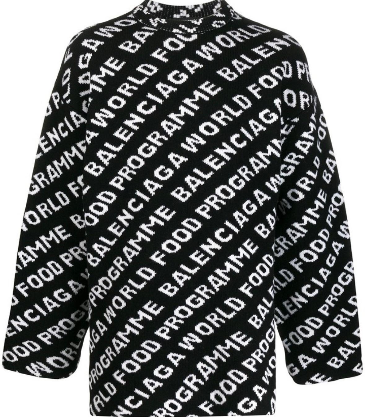Balenciaga x World Food Programme Crew Neck Jumper