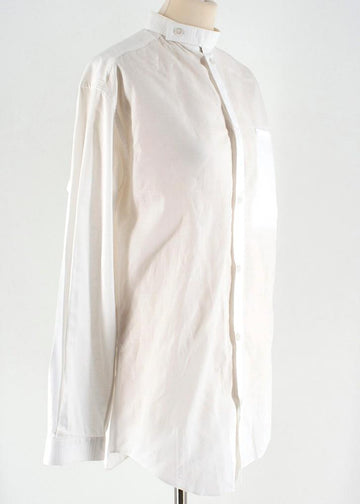 12/05 White cotton Oversized Shirt