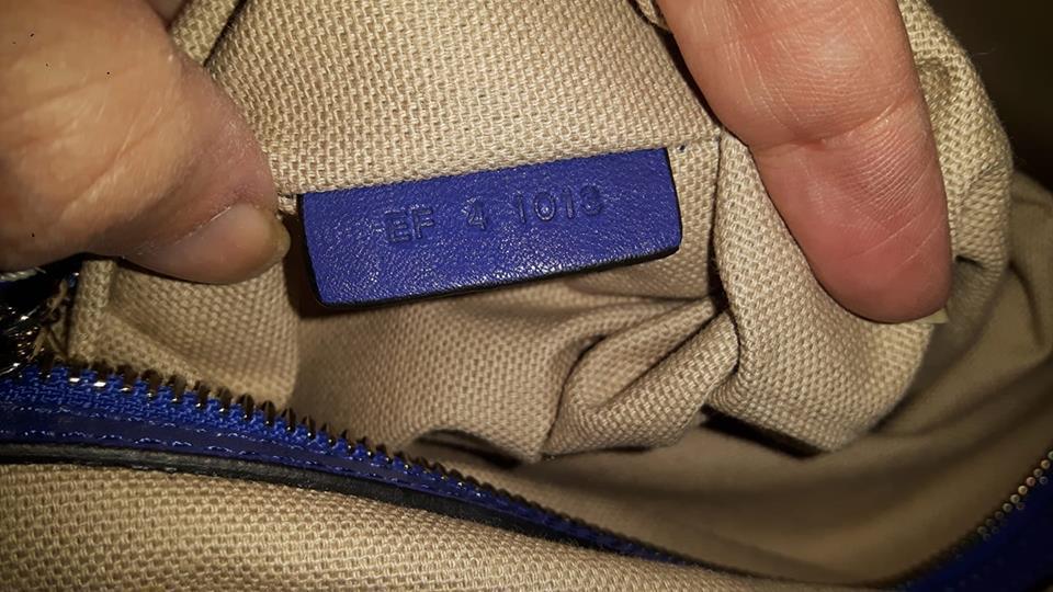 Givenchy Blue Leather Hobo Bag