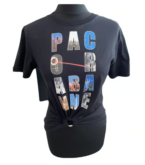 Paco Rabanne Black Ring Detail T-shirt