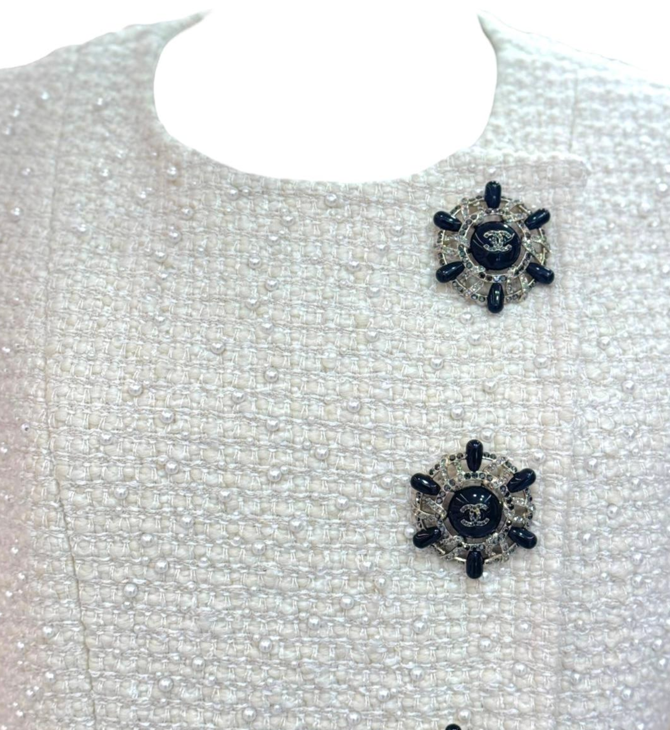 Chanel Cream Metiers D'Art Jacket