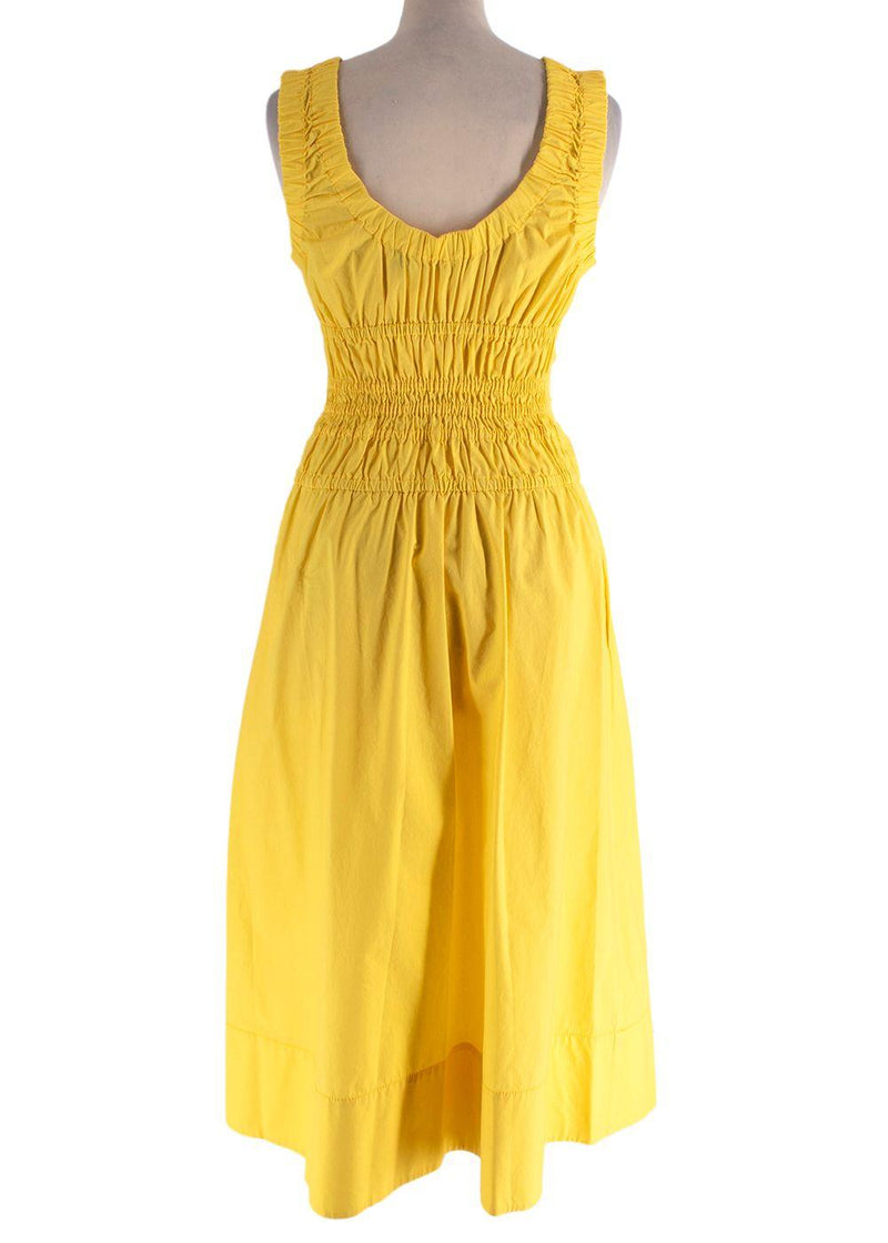 Proenza Shouler Sunshine Yellow Midi Dress