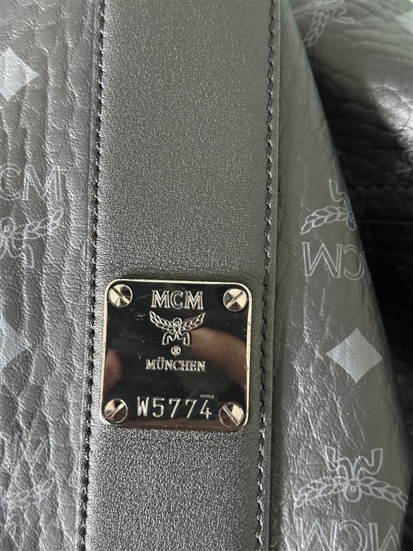 MCM  Black Nappa Leather Tote
