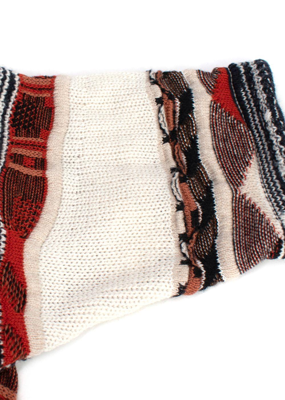 Missoni Intarsia Chunky Knit Cardigan