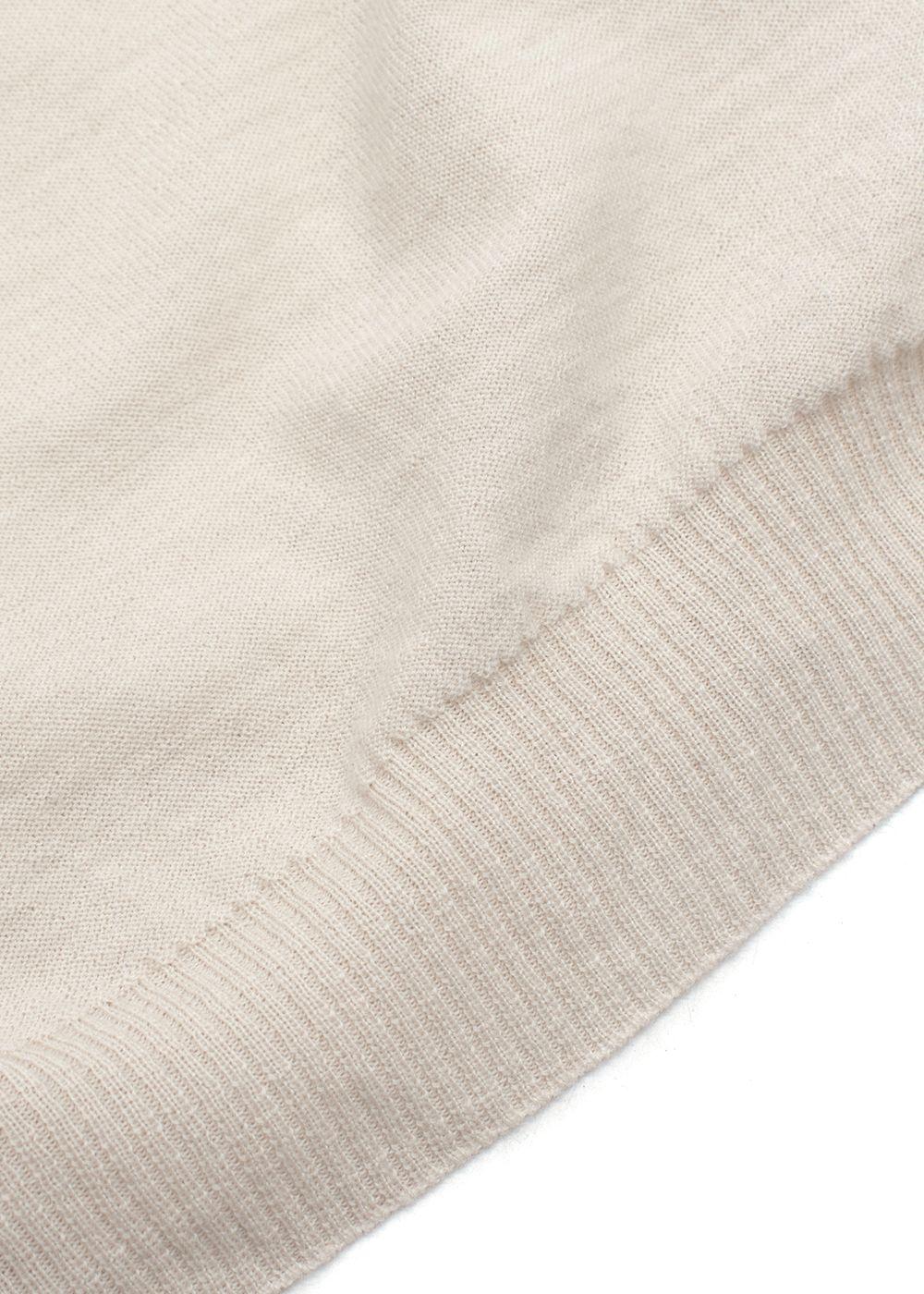 Stella McCartney Beige Contrast Sleeve Wool Sweater