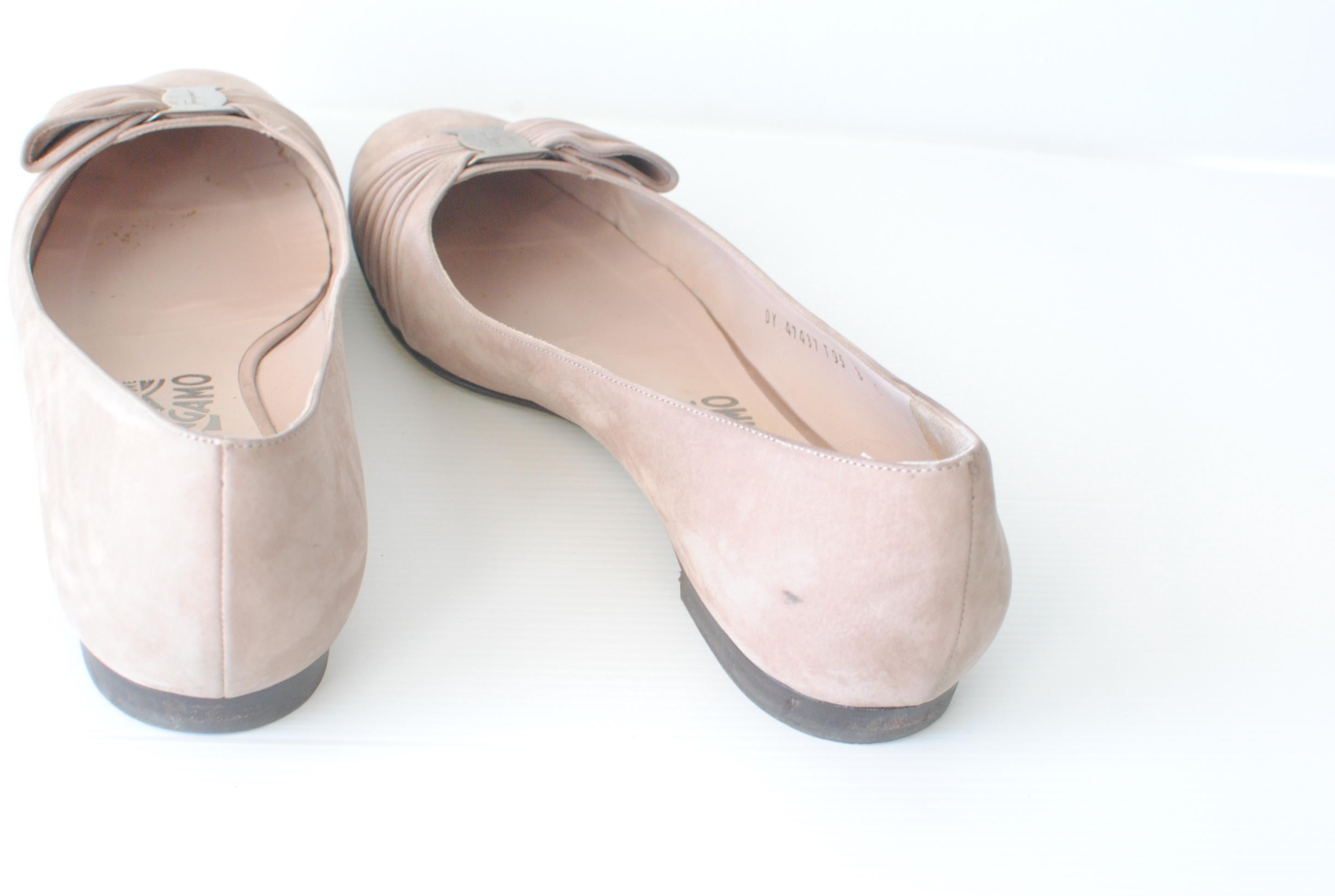 Suede Ballerinas