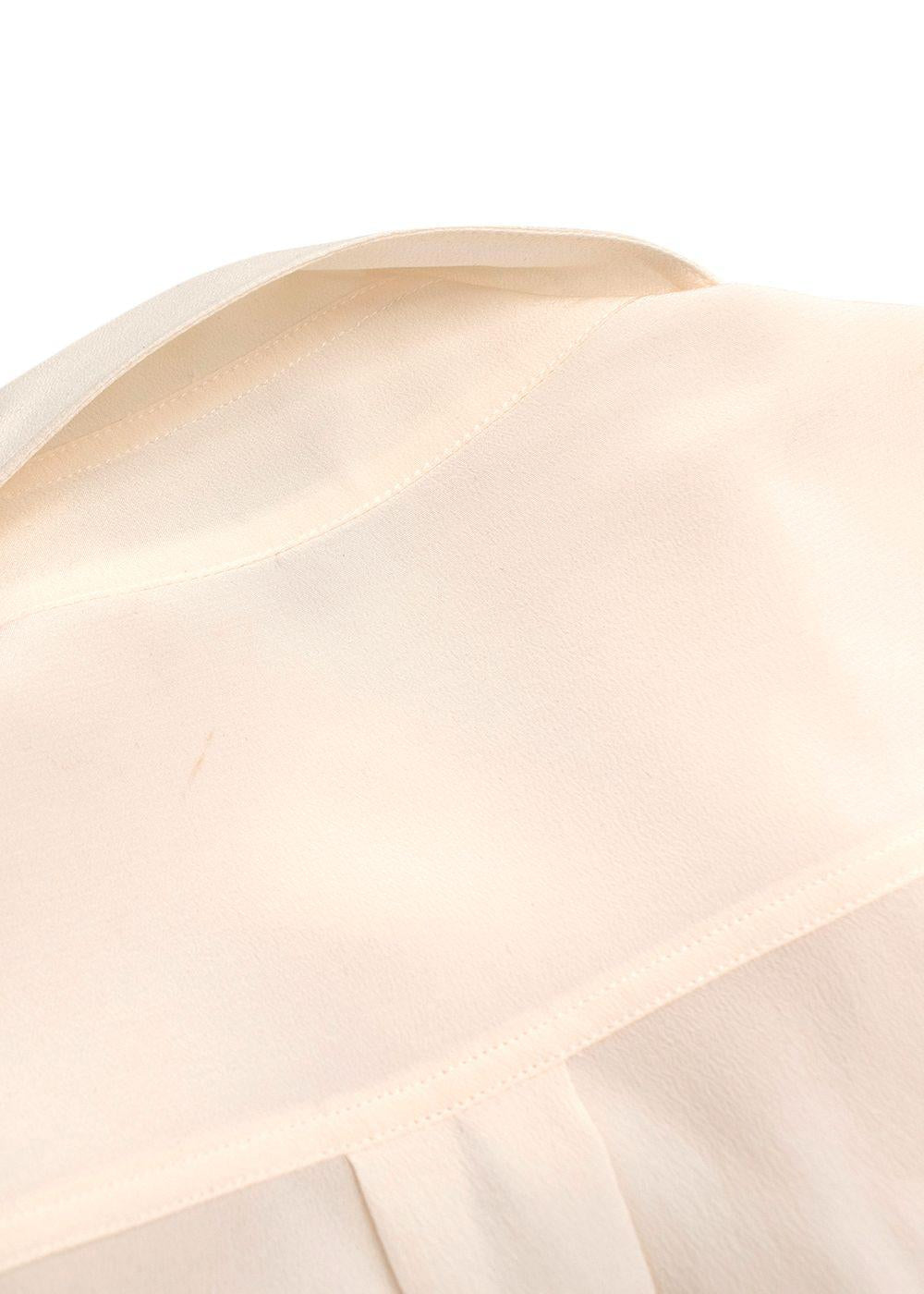 Tom Ford Cream Silk Crepe Shirt