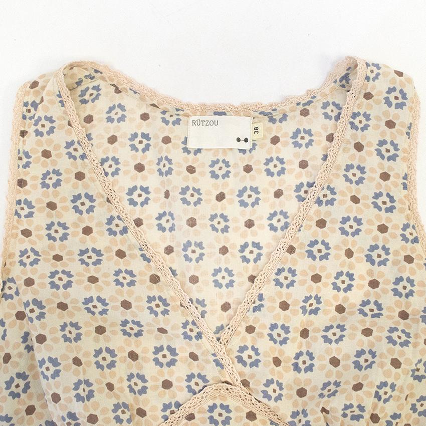 Rutzou Floral Top