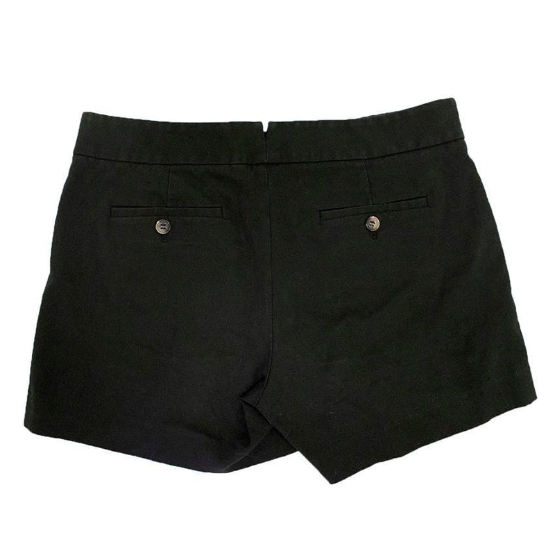 Theory washed black mini shorts