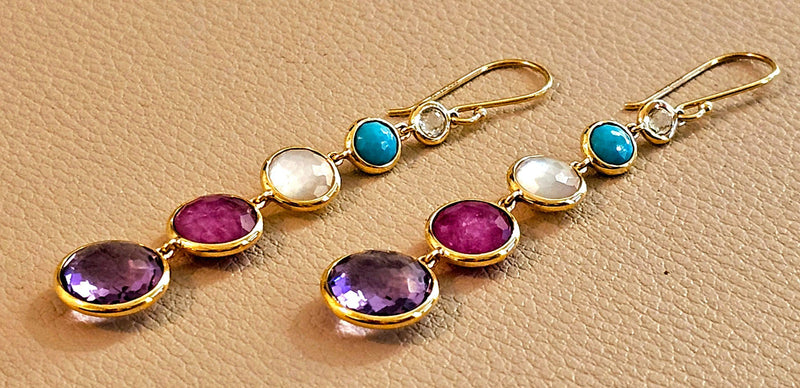 Ippolita Multi Gem Lollipop Earrings