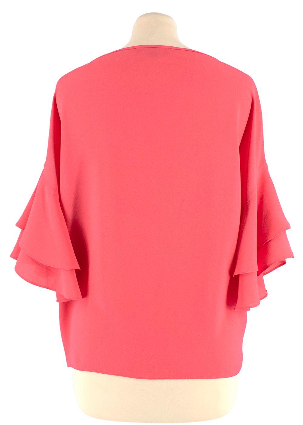 Collection Coral Ruffle Sleeve Top