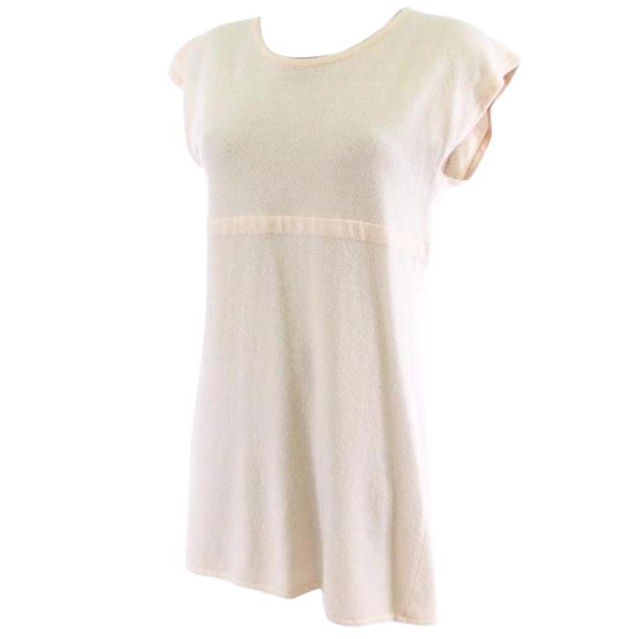 Chloe Girls Nude Sleeveless Cashemere Dress
