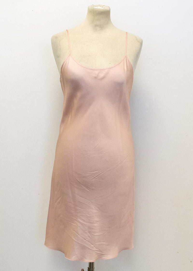 Pinko Black Lace Tunic with pink slip underdress