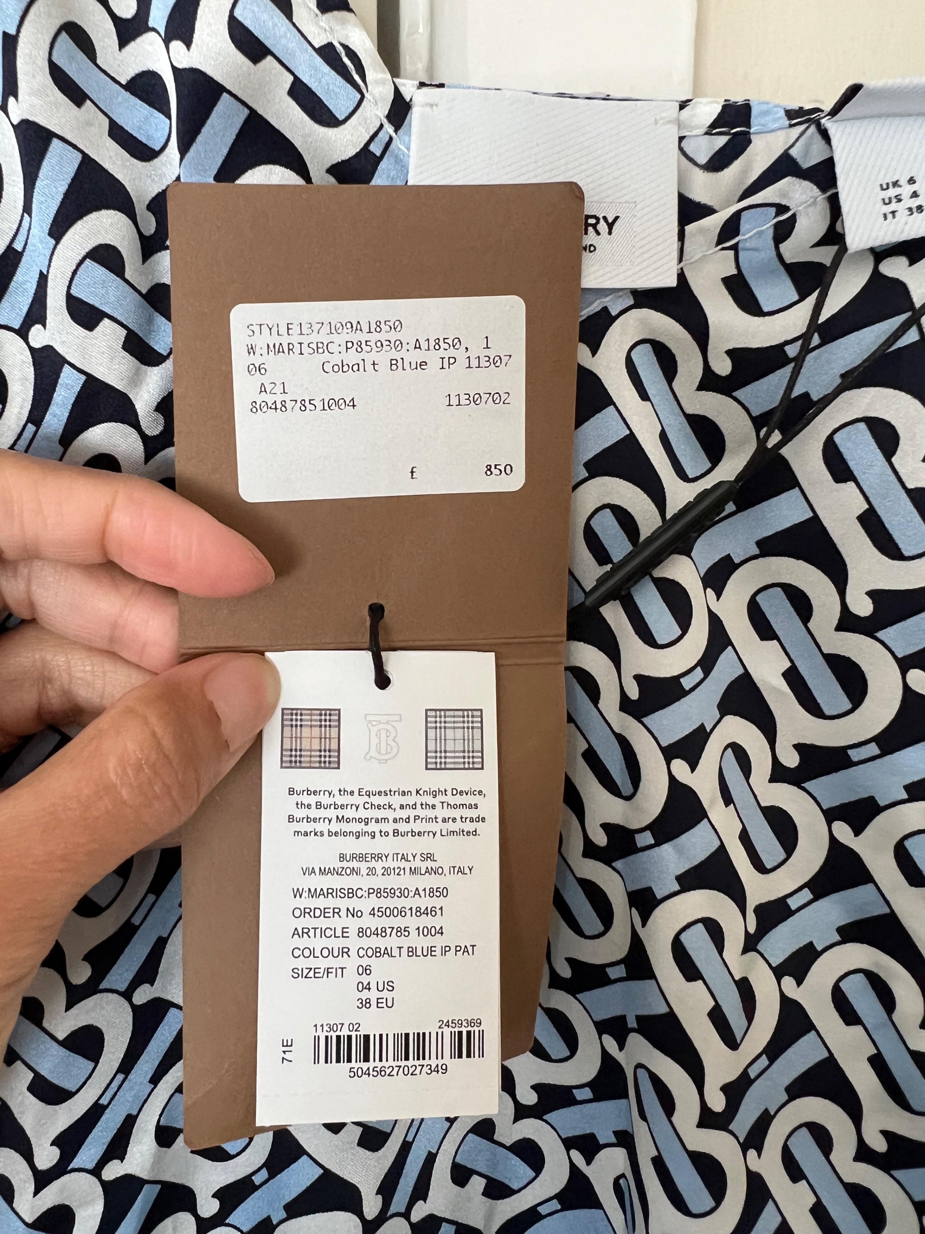 Logo Silk Slip Dress
