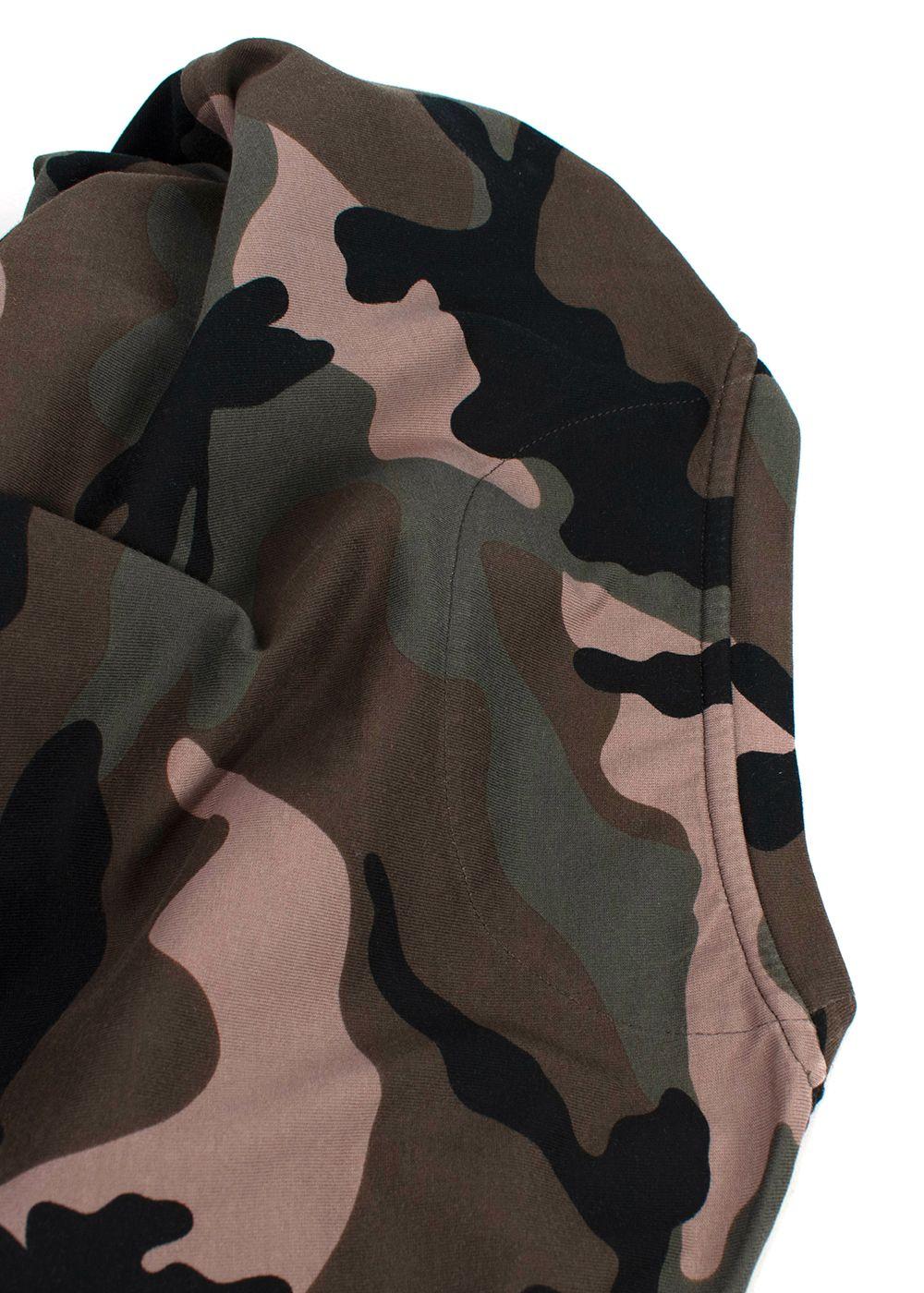 Valentino Camo T-Shirt with Red VLogo