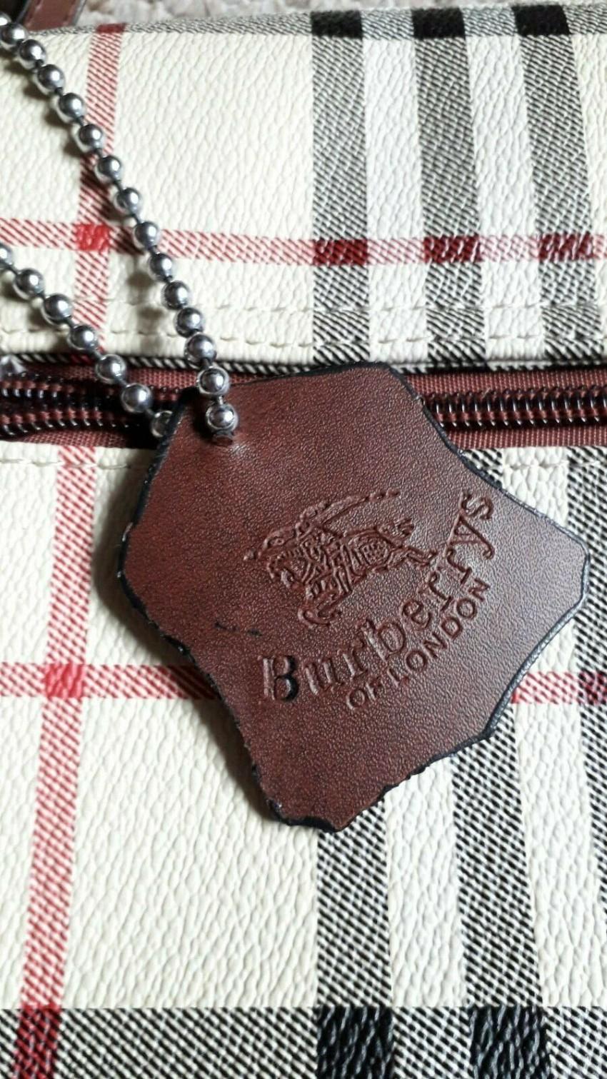 Burberry Vintage Haymarket Check Bag