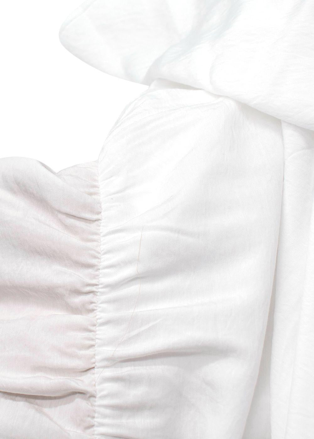 Vince White Wrap Sleeveless Dress