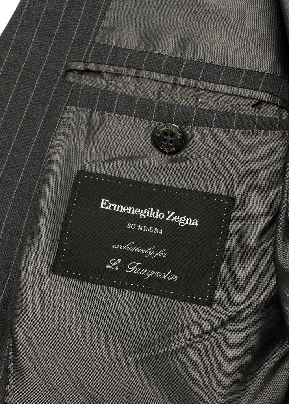 Ermenegildo Zegna Grey PinStripe Single Breasted Blazer and Trouser Suit