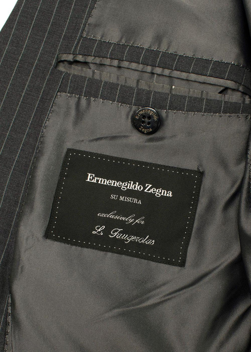 Ermenegildo Zegna Grey PinStripe Single Breasted Blazer and Trouser Suit