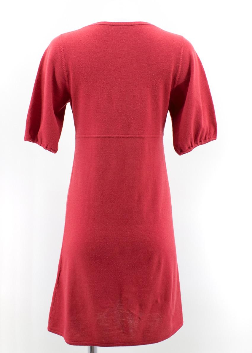 Theory Red Wool Dress