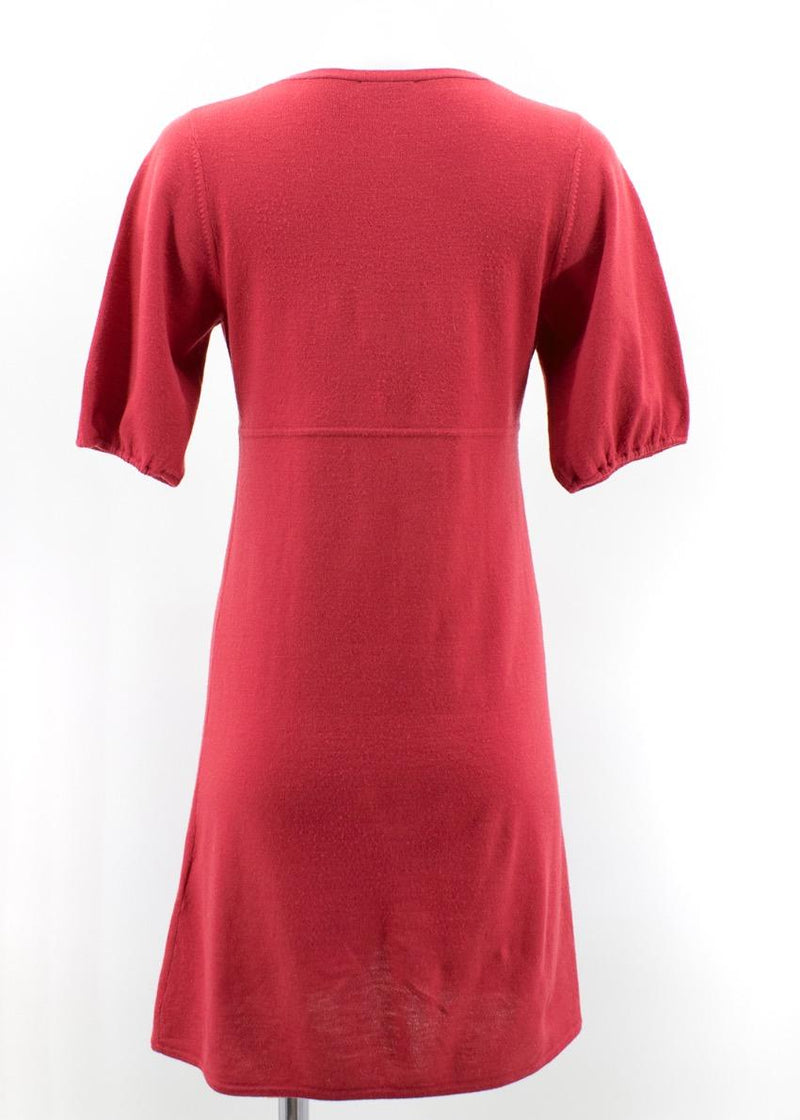 Theory Red Wool Dress