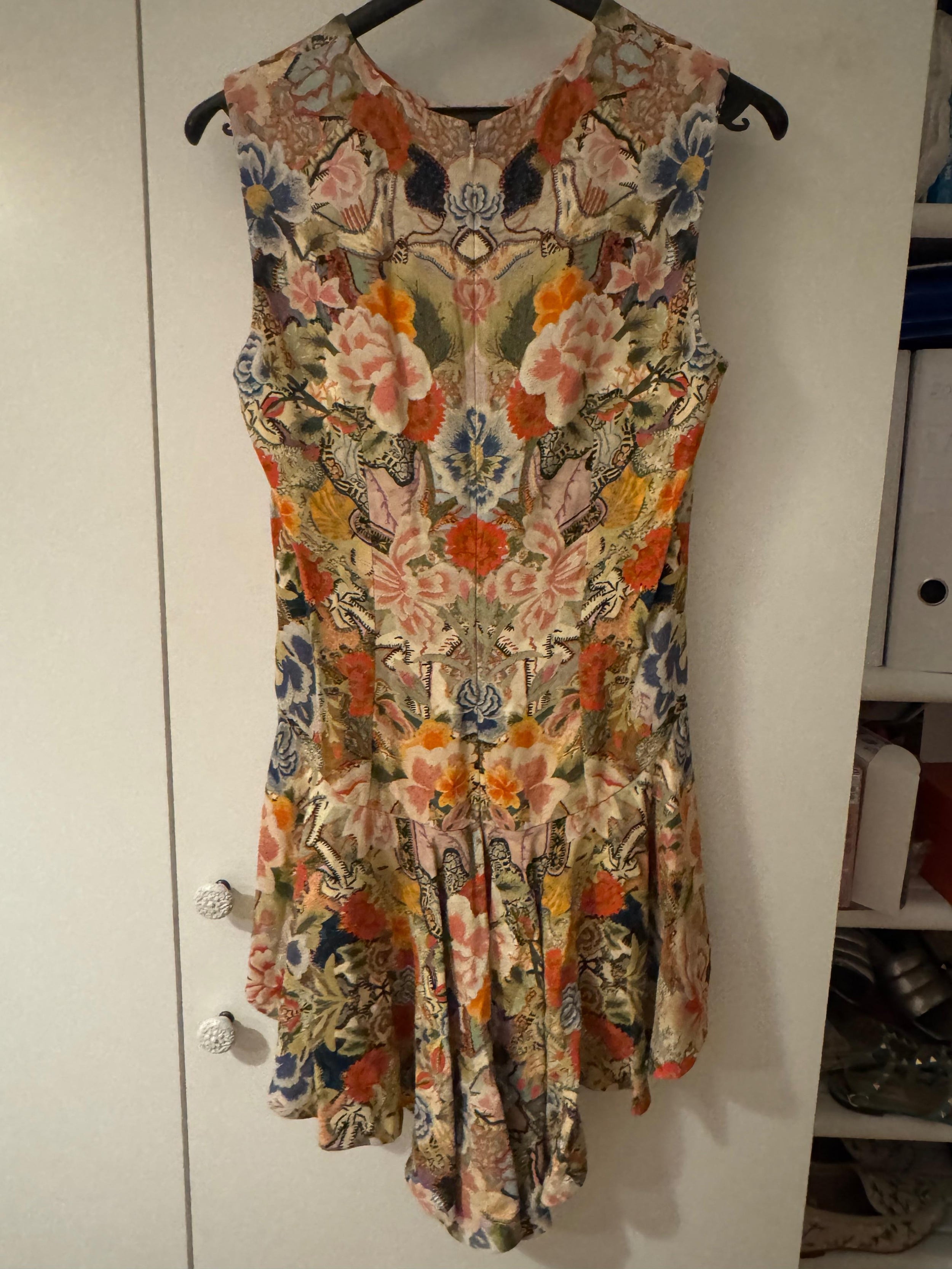 Alexander McQueen Floral Peplum Top