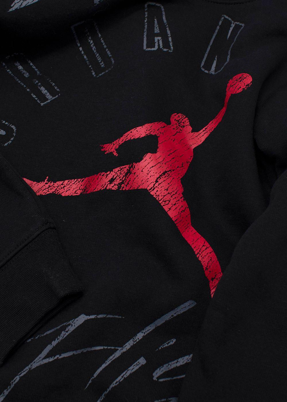 Jordan Kids Black Hoodie and Joggers Set