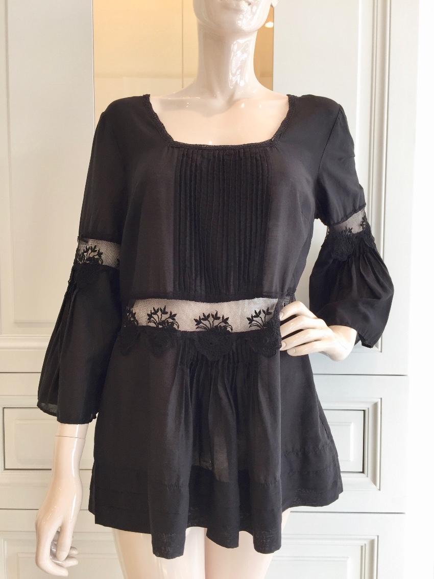 Blumarine Black Silk Tunic