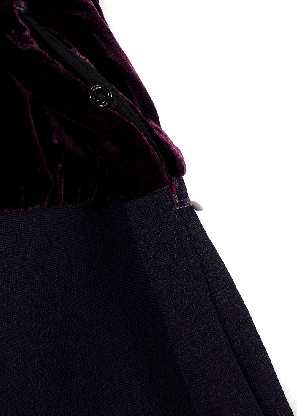 Tom Ford Purple Velvet Midi dress