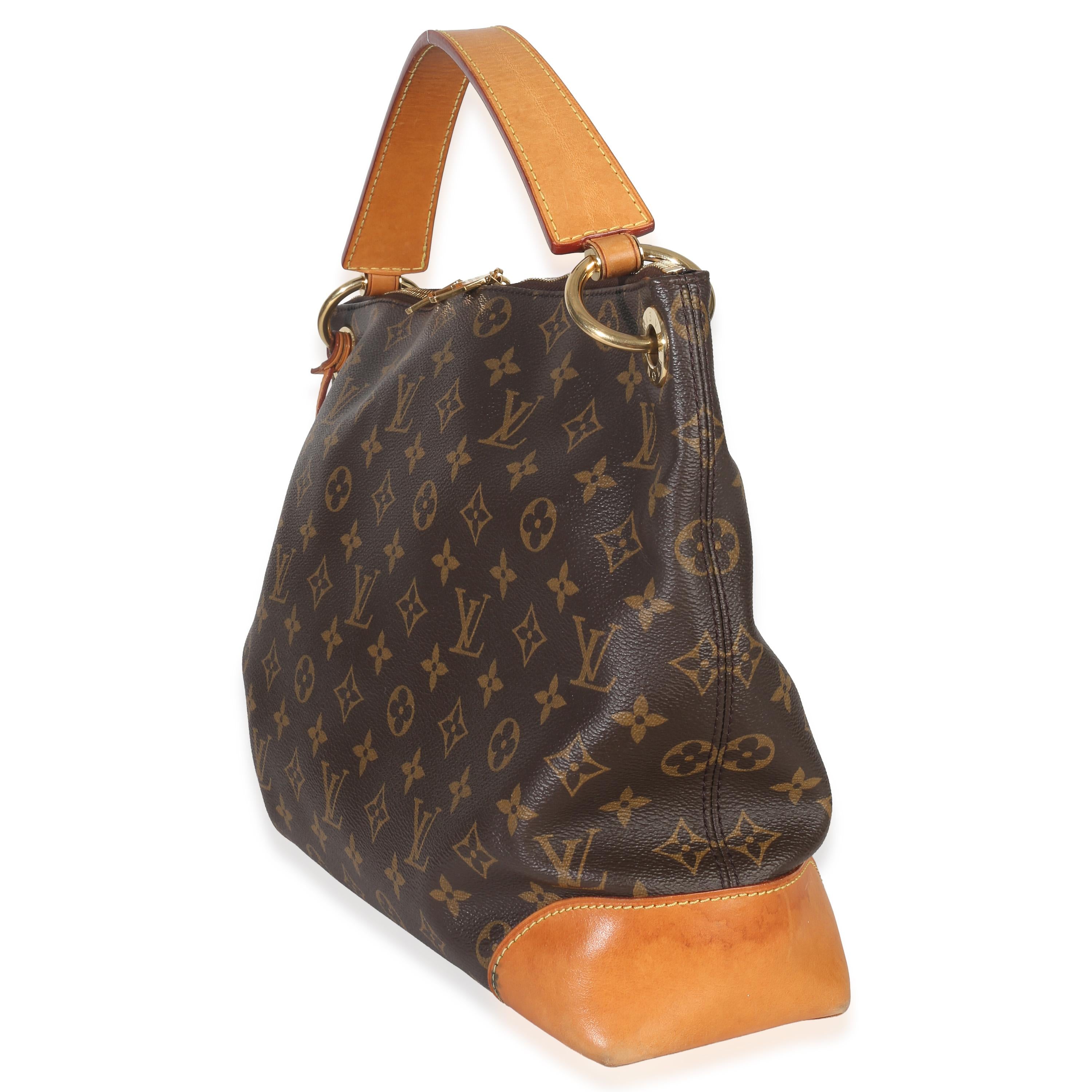 Louis Vuitton Coated  Canvas Monogram Berri PM