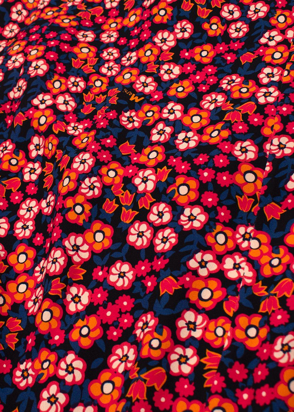 Marni Floral Dress with Cap Sleeves