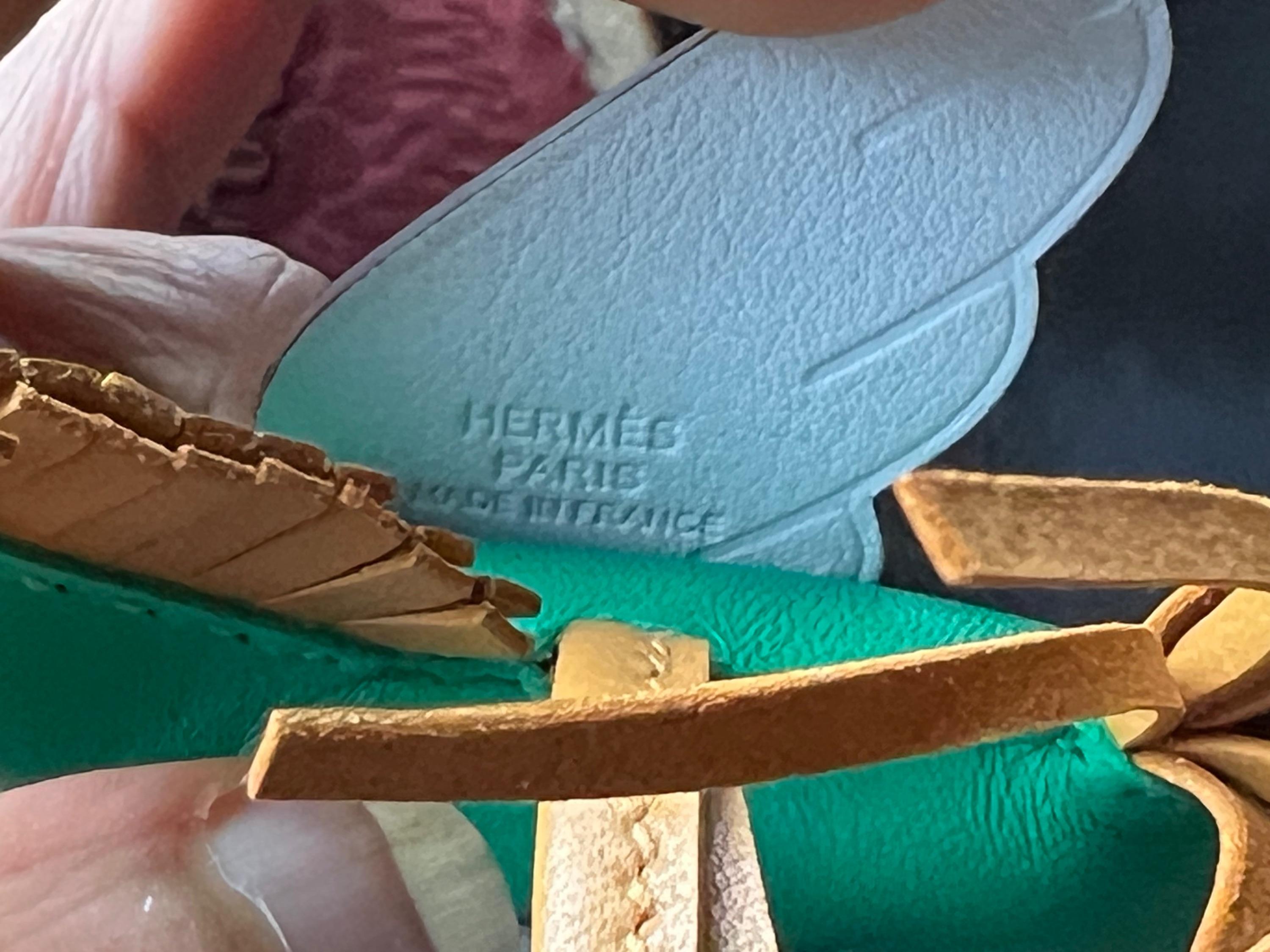 Hermes Rodeo Menthe Pegase PM Charm