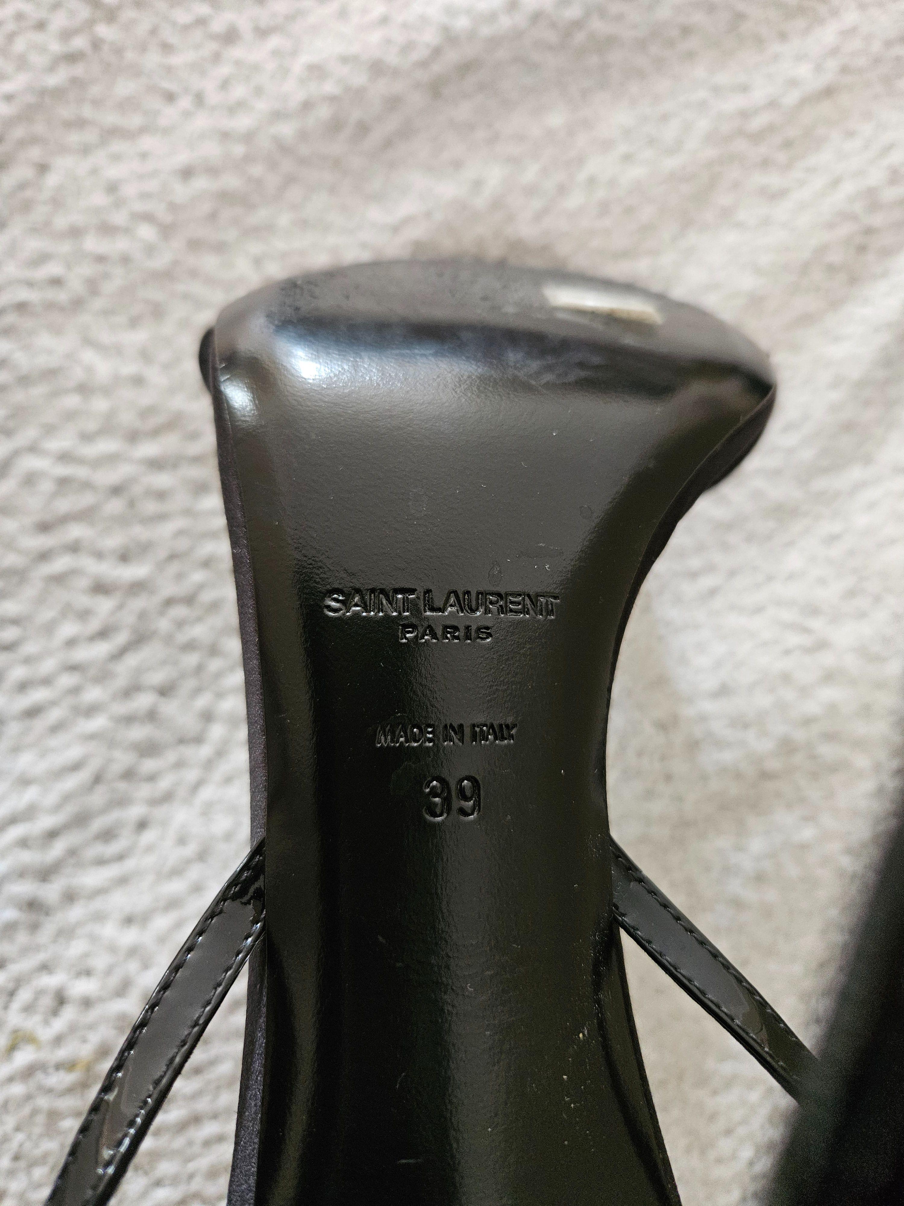 Saint Laurent Black Piano Keyboard Heels