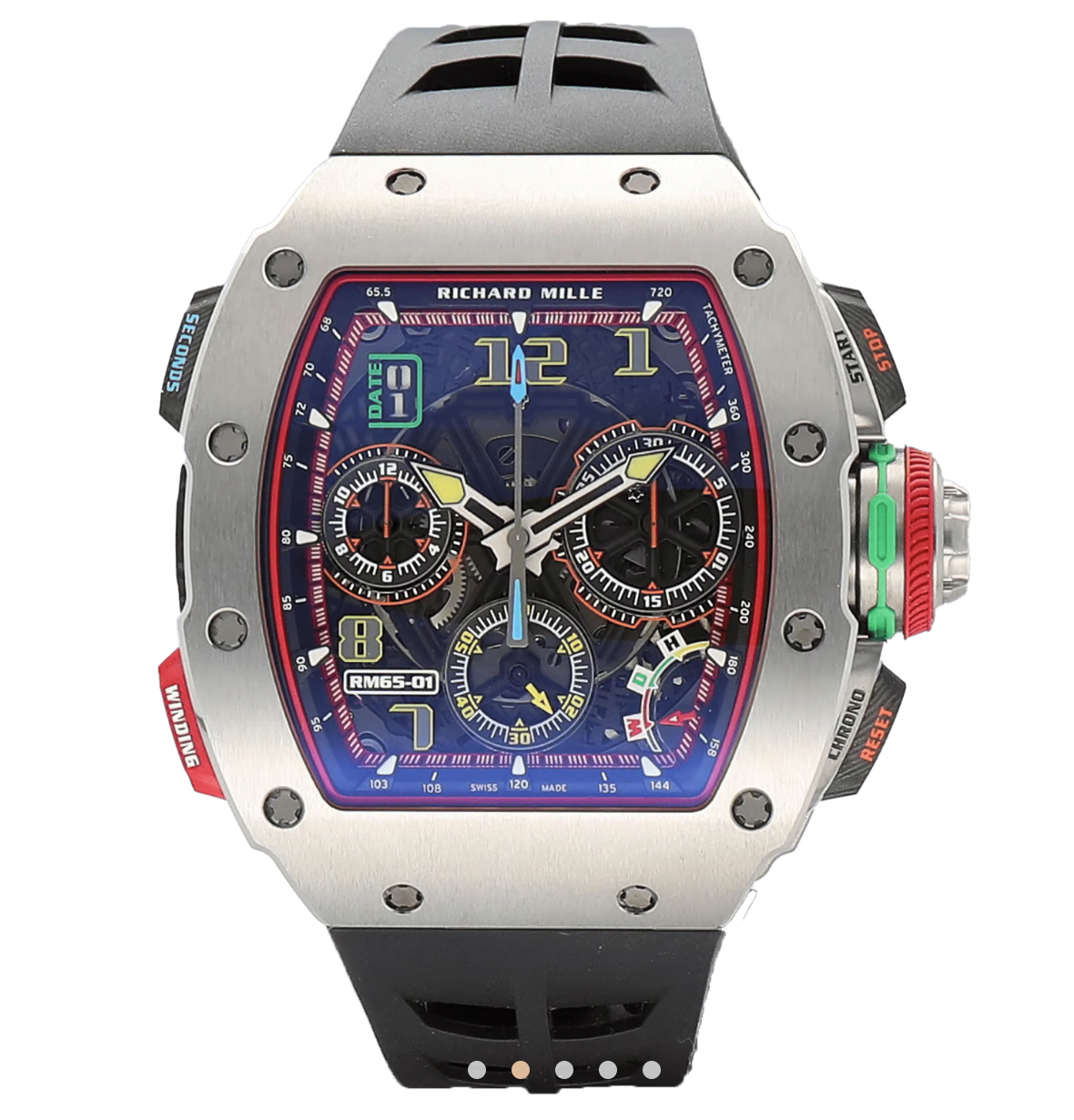 Richard Mille RM65-01 Automatic Winding Split-seconds Chronograph 44mm Watch