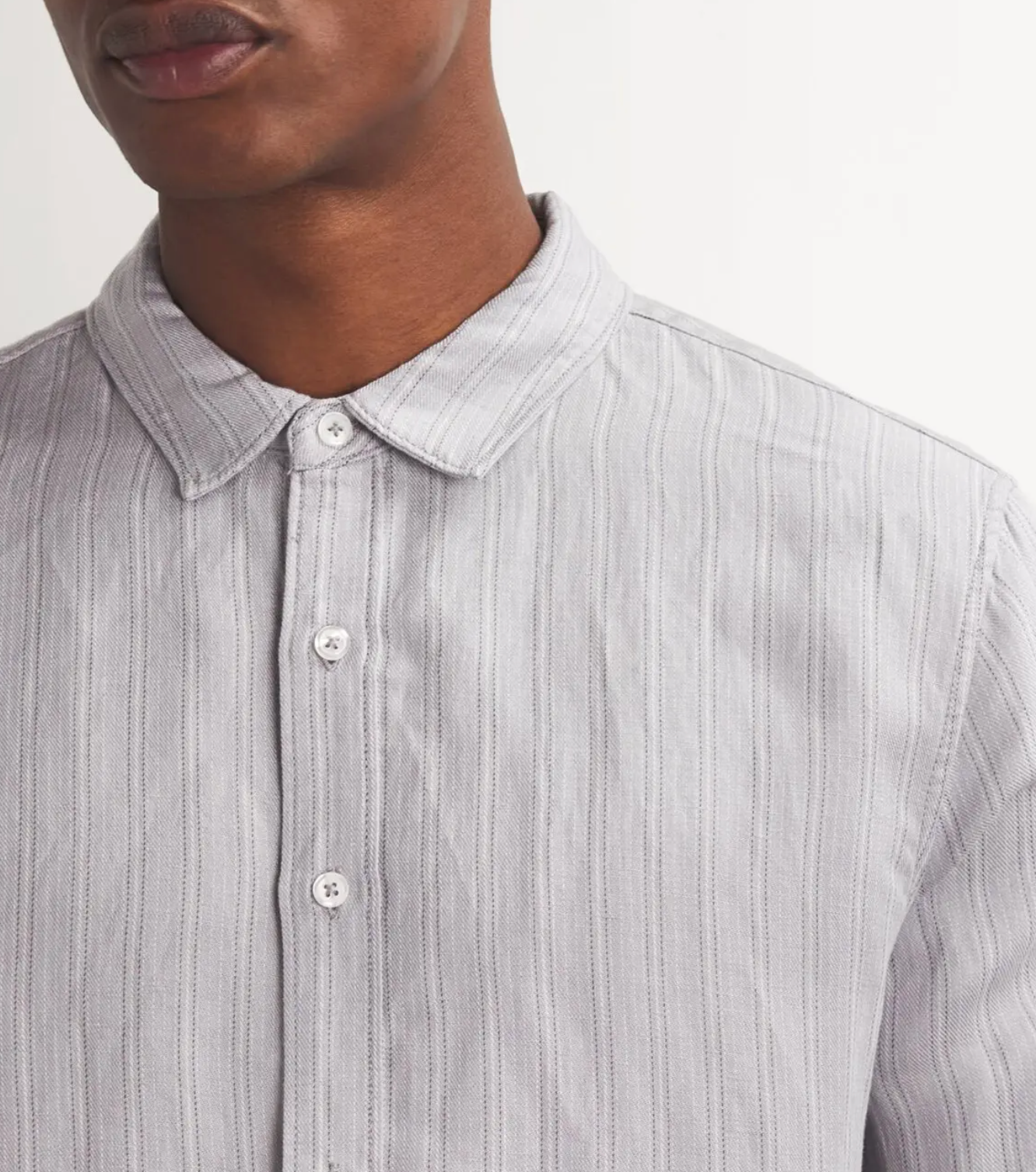 Paige  Linen Blend Striped Shirt