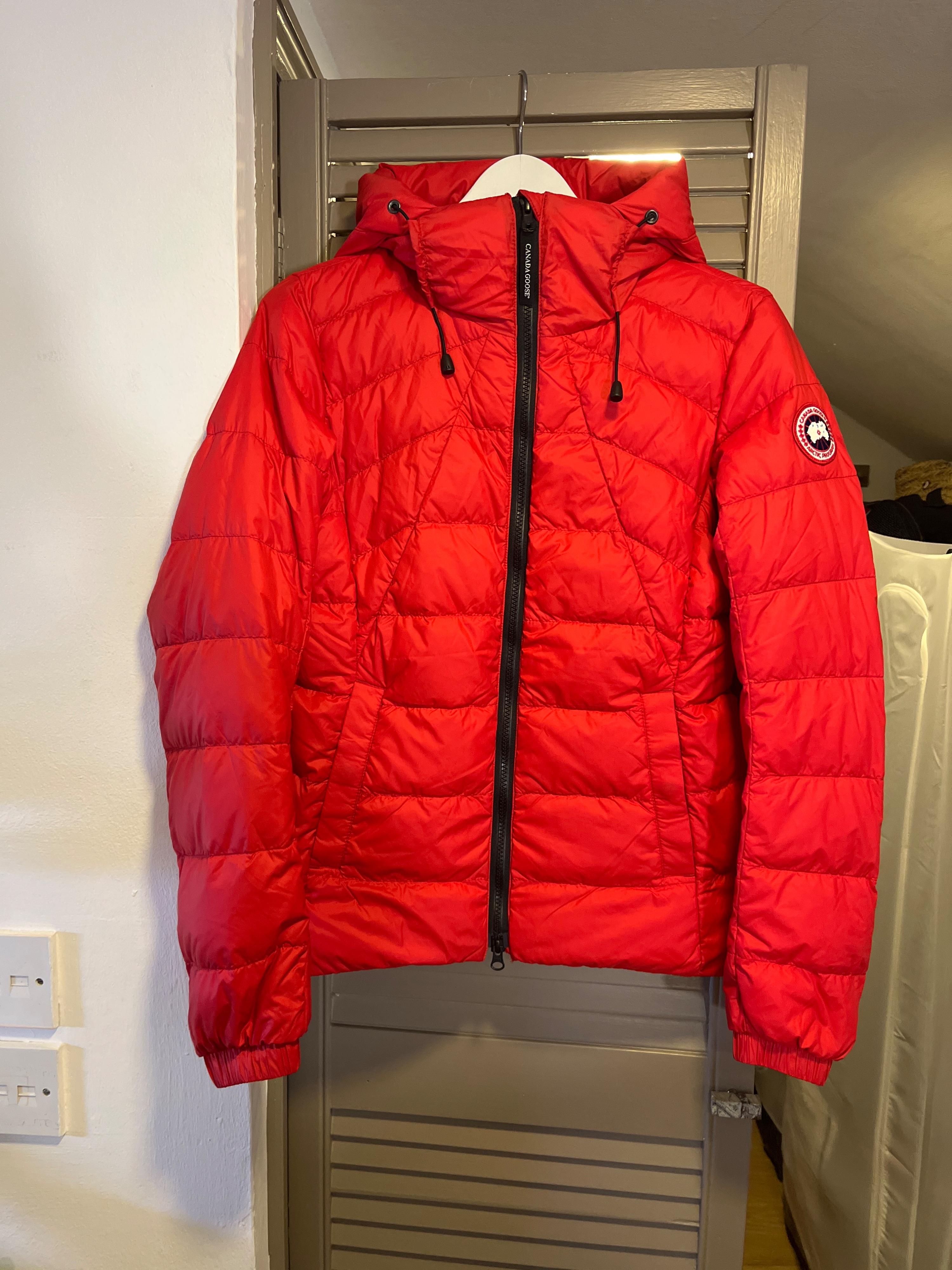 Canada Goose Red Abbot Puffer Coat