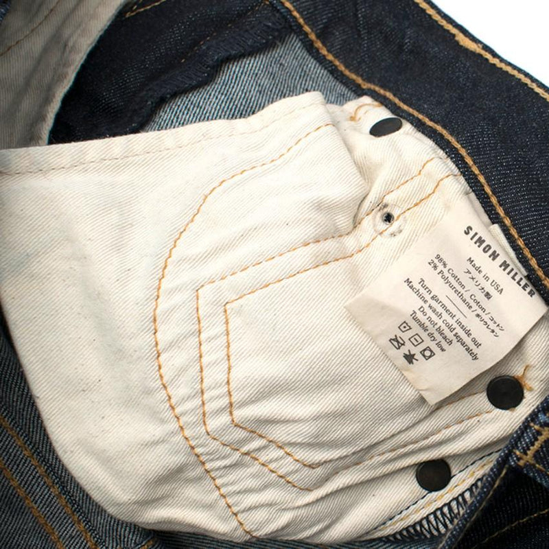 Simon Miller KNOX Dark Wash Mid-Rise Skinny Jeans