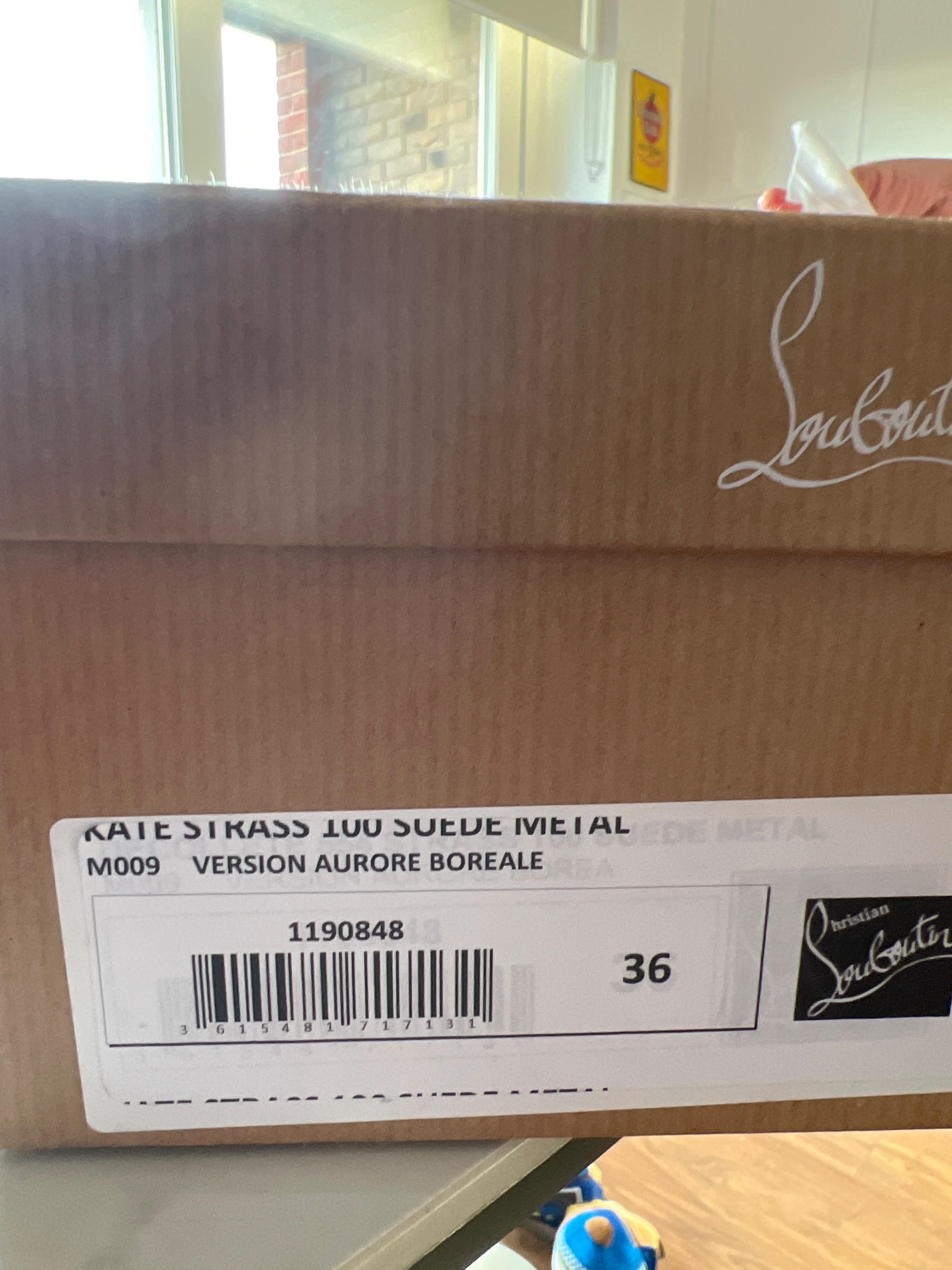 Christian Louboutin Crystal Embellished Kate Heels