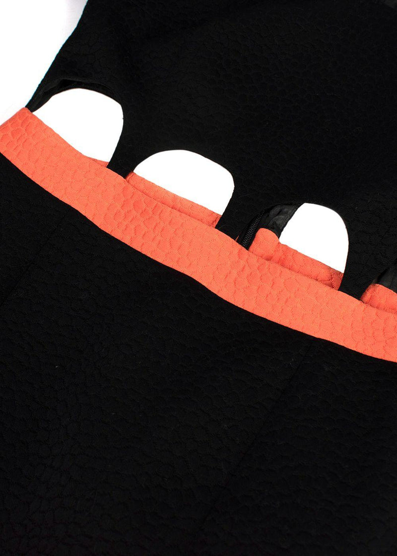 Tata Naka Colourblock Cut Out Dress