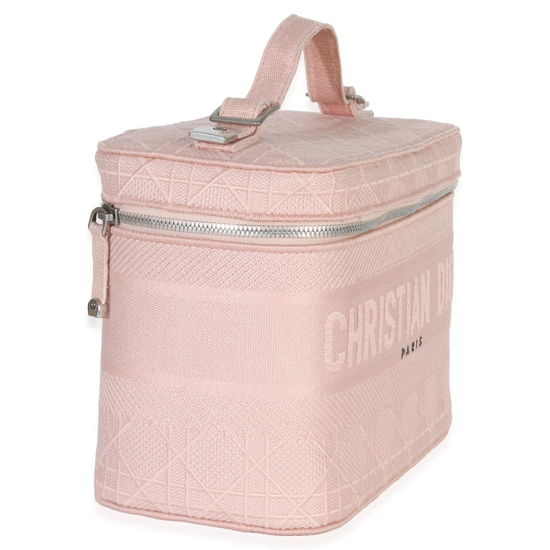 Dior Canvas Embroidered Cannage DiorTravel Vanity Case