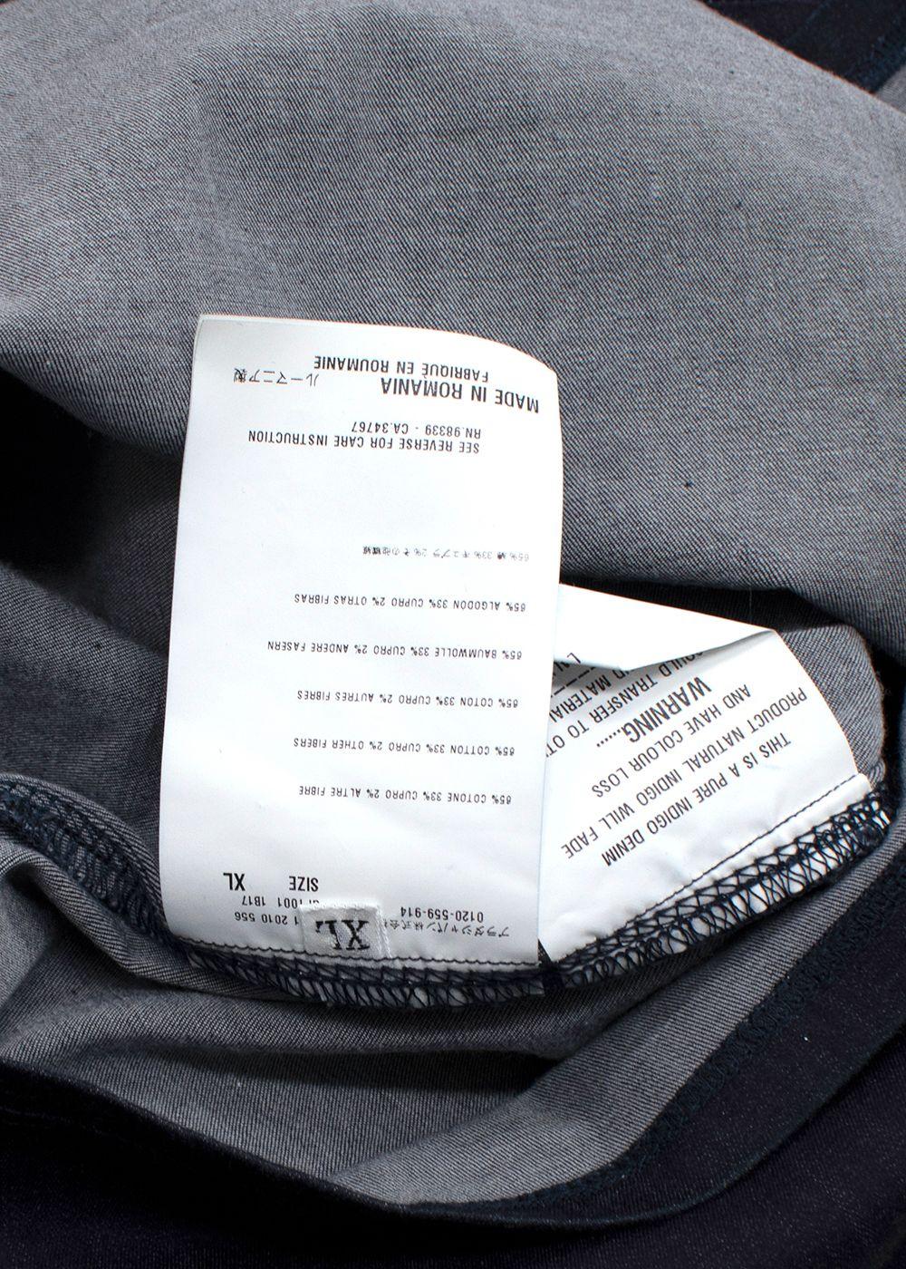 Prada Indigo Long Sleeve Top