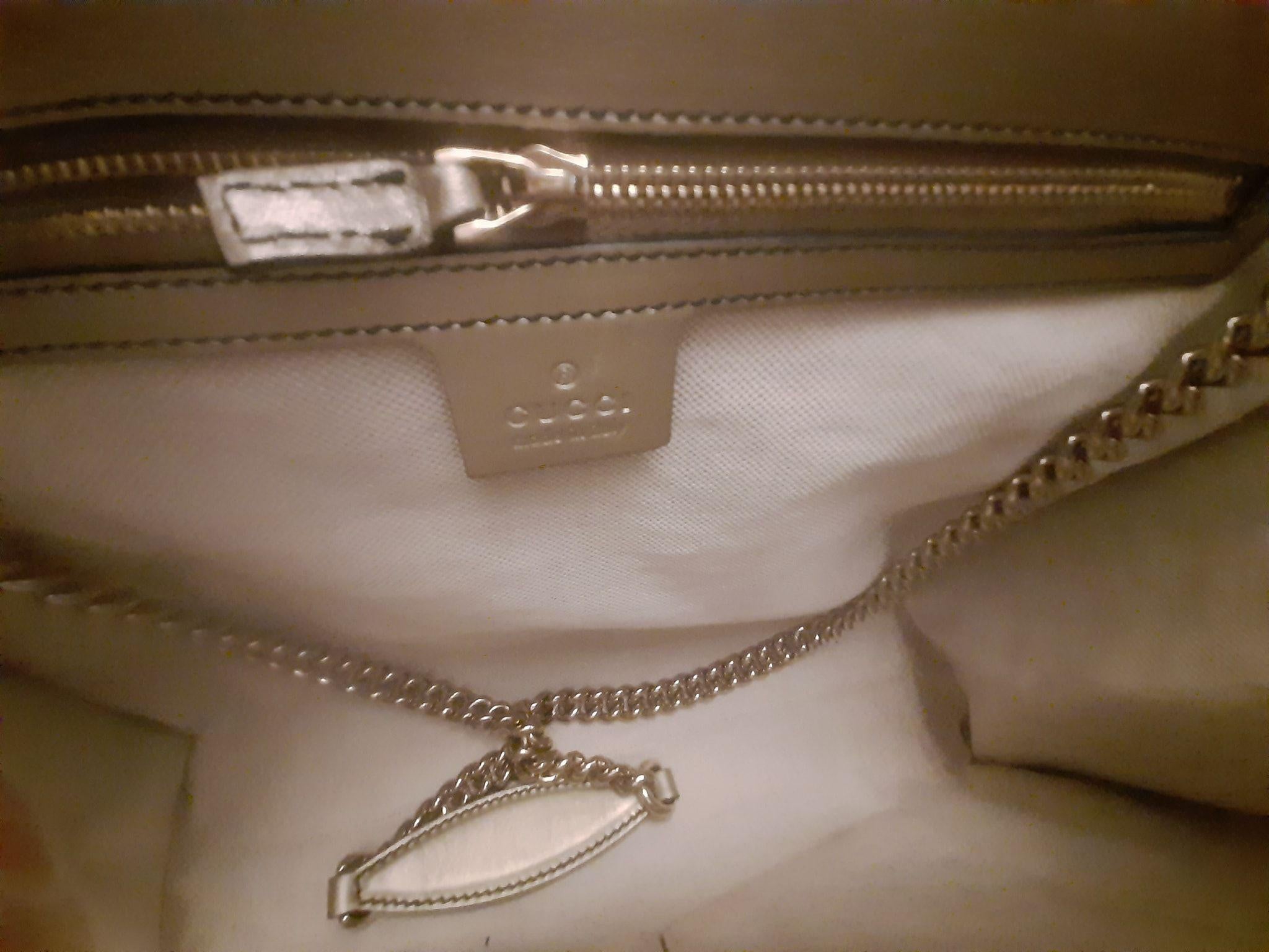 Metallic gold leather large Emily bag