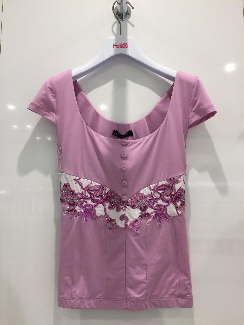 Cotton Club Lavender Square Neck Top