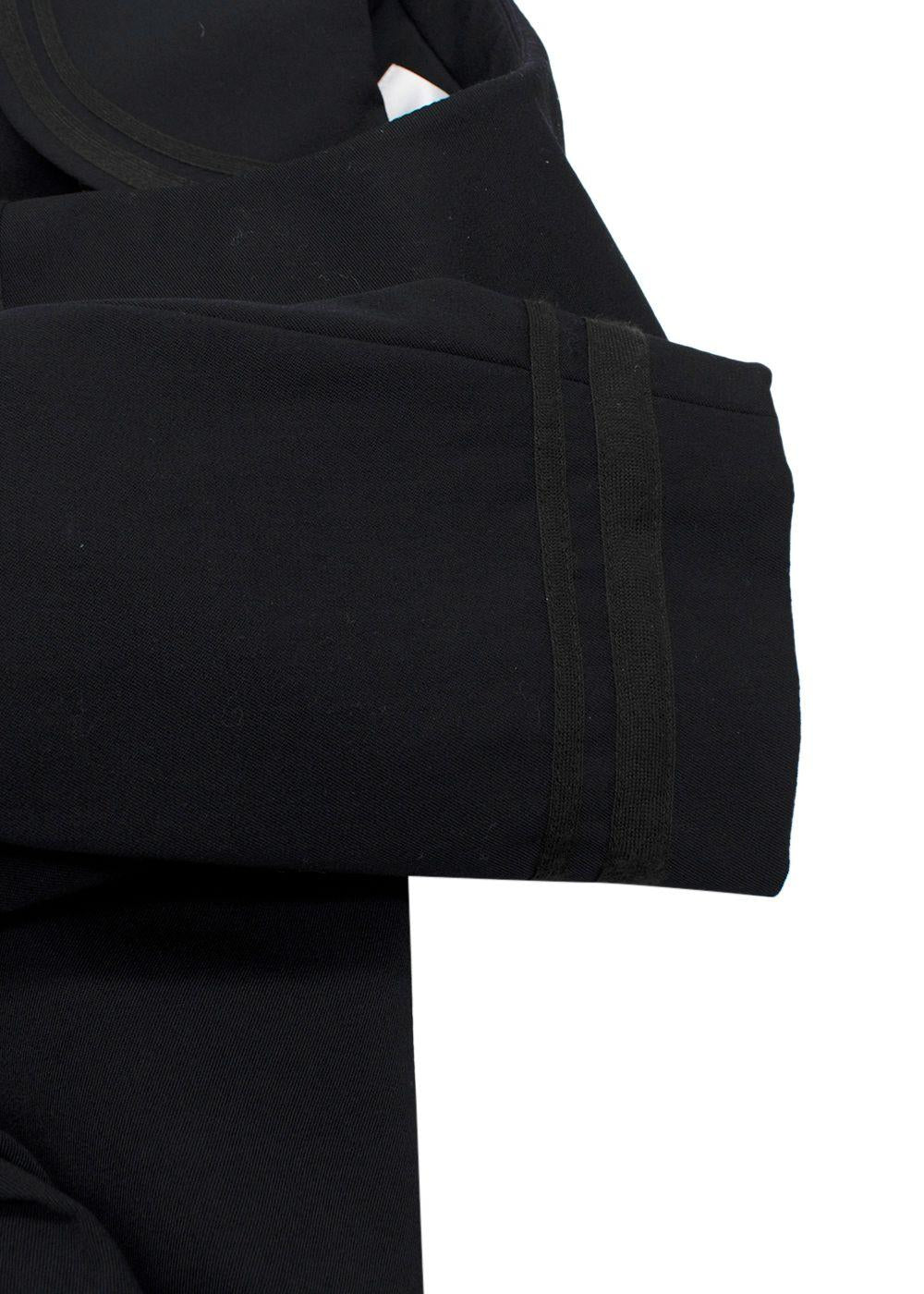 Comme Des Garcons Black Coat with Peter Pan Collar
