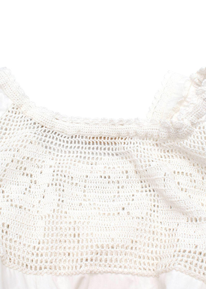Aliai Forte White Dress with Lace Details