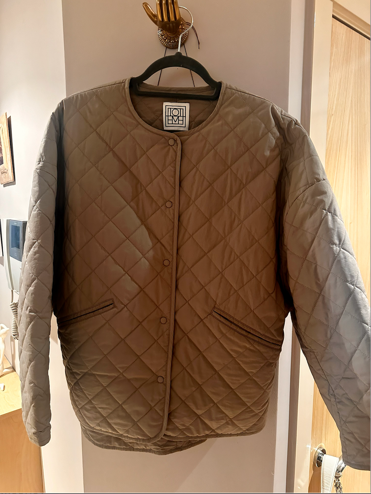 Toteme Sand Quilted Jacket