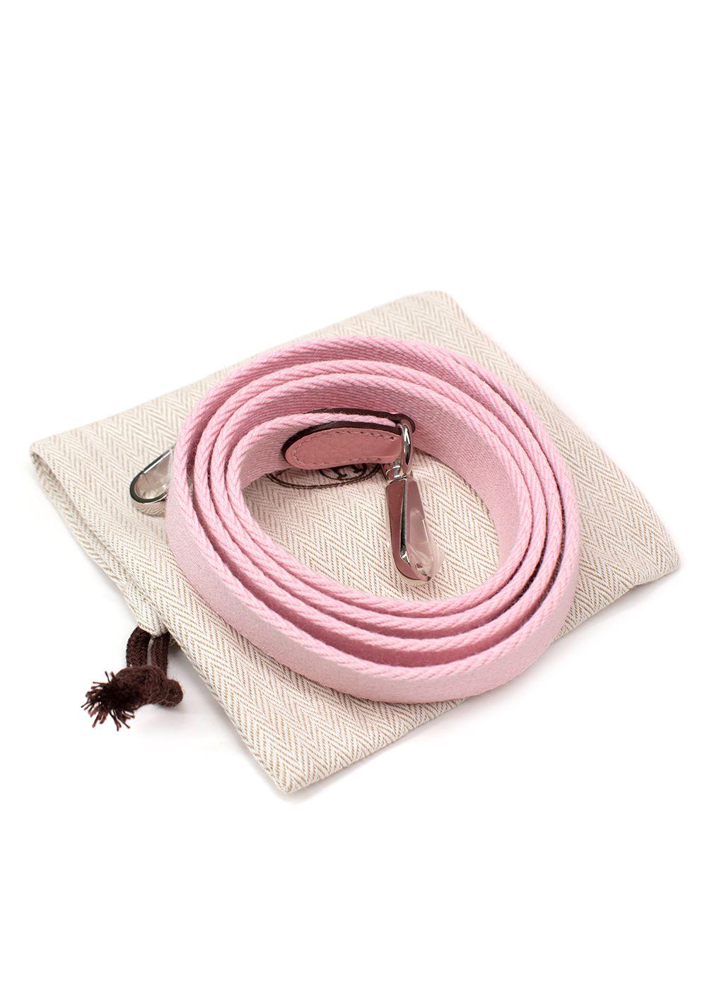 Hermes Mini Evelyn Rose Sakura with Palladium Hardware